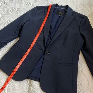 Banana Republic navy classic fit blazer